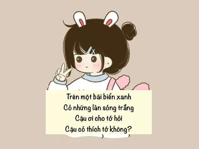Bài thơ chế thả thính, cách bày tỏ tình cảm dí dỏm và độc đáo