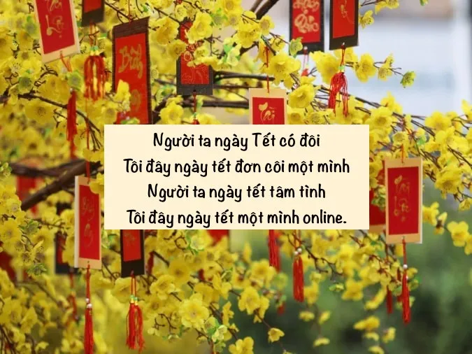 Thơ chế về Tết và mùa xuân, những câu thơ vui nhộn phản ánh không khí ngày Tết
