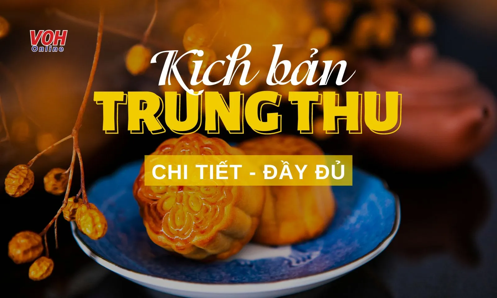 Một gia đình Việt Nam quây quần đón Trung thu