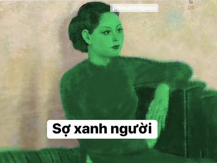 Sự so sánh hài hước giữa 'giận tím người' và 'sợ xanh người' trong ngôn ngữ Gen Z.