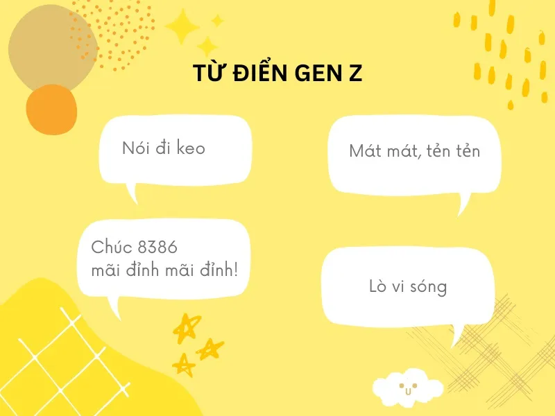 Tổng hợp các từ lóng phổ biến của Gen Z như "tẻn tẻn"