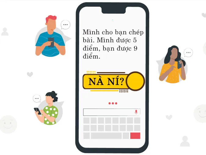 Giới trẻ sử dụng "nà ní" để biểu cảm trên mạng xã hội và cuộc sống hàng ngày