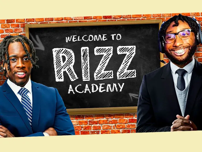 Rizz là gì: Hình ảnh Kai Cenat, người sáng tạo ra thuật ngữ Rizz, trong một chương trình, đại diện cho nguồn gốc của trào lưu Rizz Academy