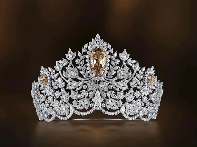 Vương miện Power of Unity của Miss Universe, biểu tượng gắn kết phụ nữ toàn cầu.