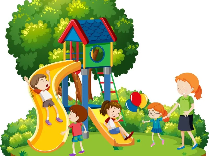 Trẻ em đang vui chơi, thể hiện sự hồn nhiên và khao khát khám phá thế giới