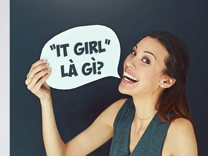 Hình ảnh một "It Girl" với phong cách nổi bật và sức hút tự nhiên, thu hút sự chú ý trong văn hóa hiện đại.