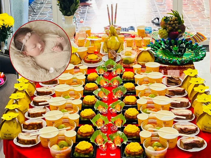 Sau 1 tháng kể từ ngày bé được sinh ra sẽ được gia đình tổ chức lễ cúng đầy tháng