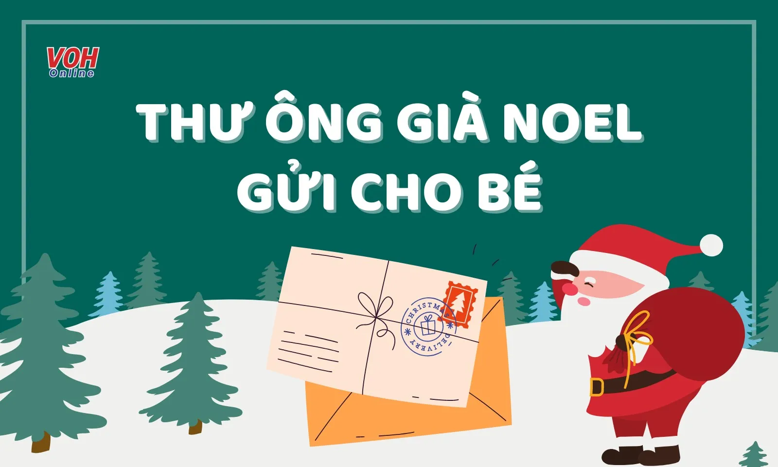 Ông già Noel và hình ảnh mang quà tặng, là phần không thể thiếu trong kịch bản lời dẫn chương trình Noel cho trẻ em.