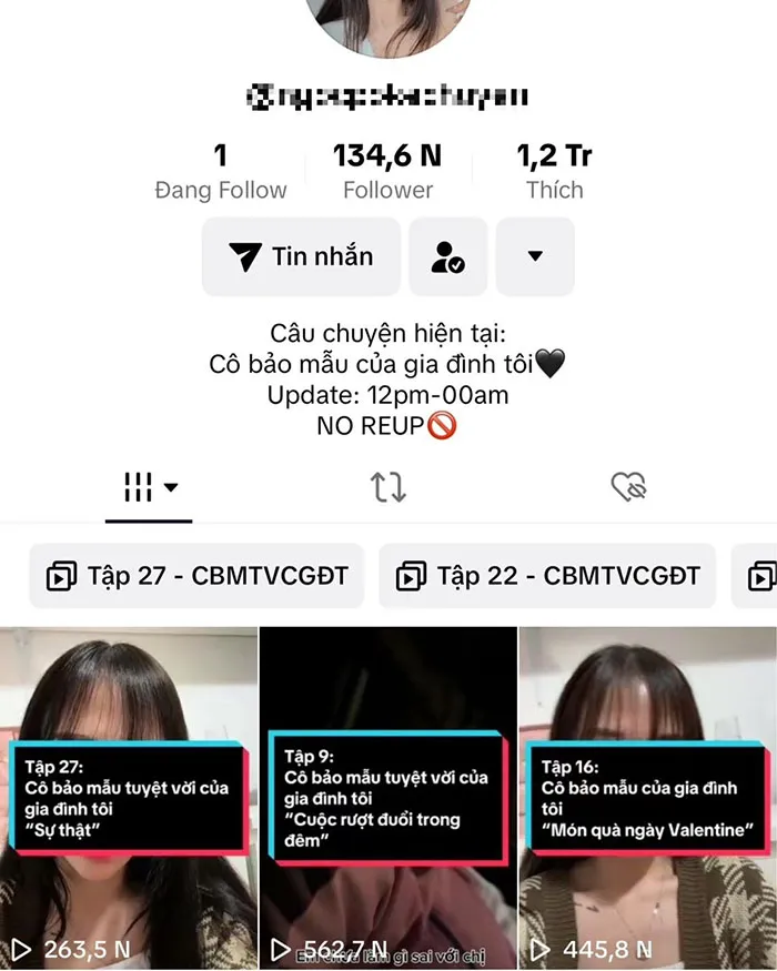 Kênh TikTok P.K.C. khởi nguồn xu hướng Matcha hunter và drama "Cô bảo mẫu của gia đình tôi"