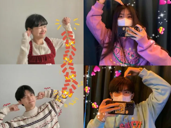 Ý tưởng ghép ảnh sáng tạo cho cặp đôi yêu xa, biểu tượng cho sự kết nối và tình yêu vượt mọi khoảng cách