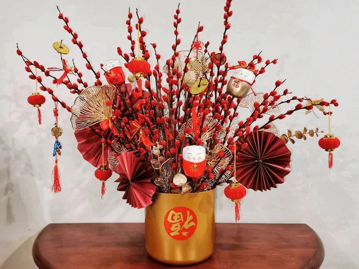 Nụ Tầm Xuân thường được nhiều gia đình lựa chọn trưng Tết, mang ý nghĩa thịnh vượng