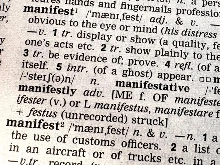 Manifest là gì lợi ích