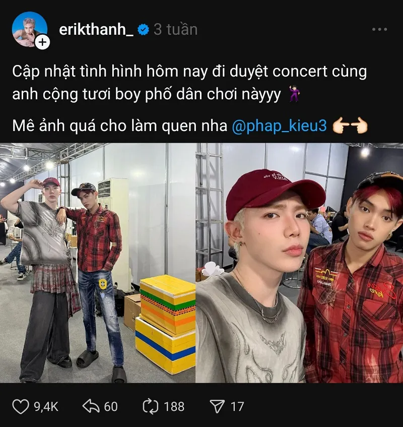 Từ lóng "cộng tươi" được nghệ sĩ sử dụng