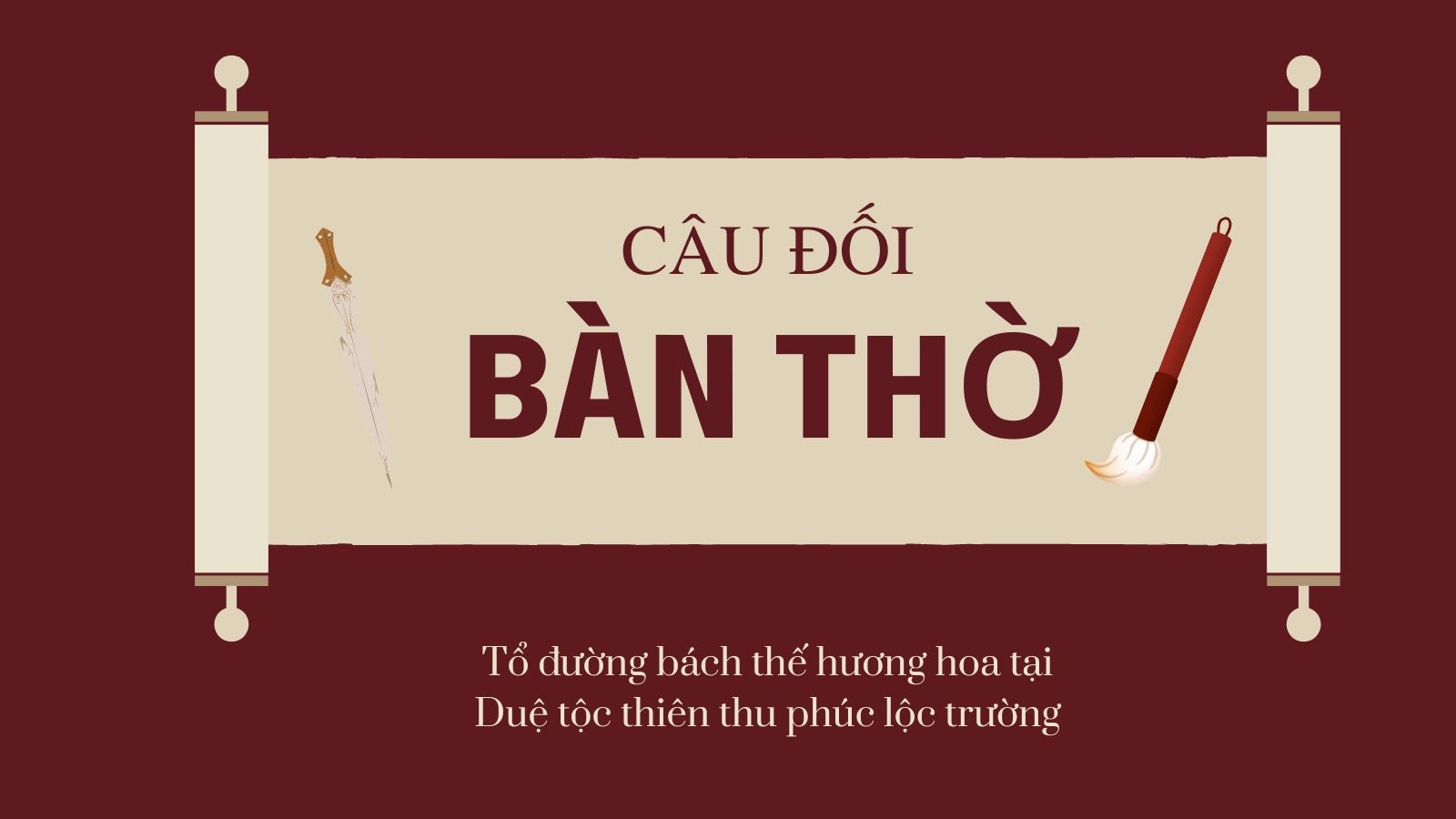 Bàn thờ gia tiên được bài trí trang trọng với nến, hoa và bát hương, sẵn sàng cho các nghi lễ và văn khấn gia tiên trong gia đình Việt.