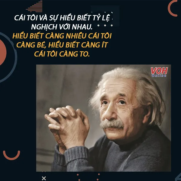 Albert Einstein với vẻ mặt nghiêm nghị nhưng đầy chiêm nghiệm, phản ánh những triết lý sống sâu sắc của ông.