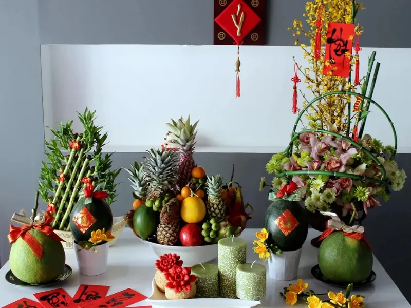 Mâm ngũ quả ngày Tết