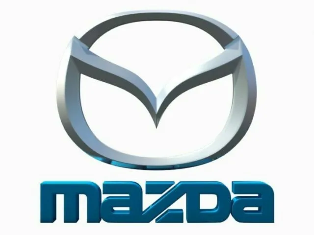 Logo Mazda với đôi cánh cách điệu hình chữ M, biểu trưng cho sự vươn xa và tinh thần đổi mới.