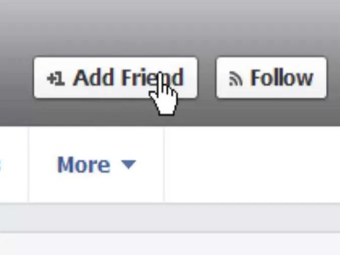 Biểu tượng Add Friend trên Facebook để kết nối bạn bè