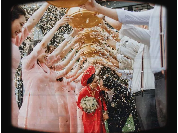 Đội hình bê tráp trang trọng trong lễ ăn hỏi, giải đáp thắc mắc bê tráp mất duyên không