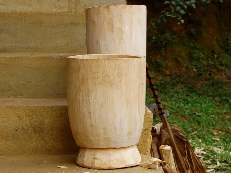 Chõ đồ xôi là một dụng cụ quen thuộc trong ẩm thực của đồng bào Thái, Tây Bắc