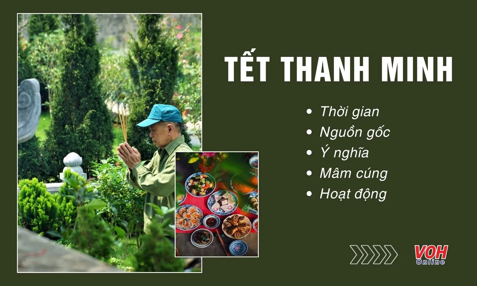 Gia đình tảo mộ trong dịp Tết Thanh minh thể hiện lòng hiếu kính tổ tiên