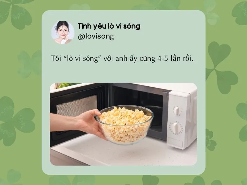 Hình ảnh minh họa ý nghĩa lò vi sóng trong mối quan hệ tình yêu của thế hệ Gen Z