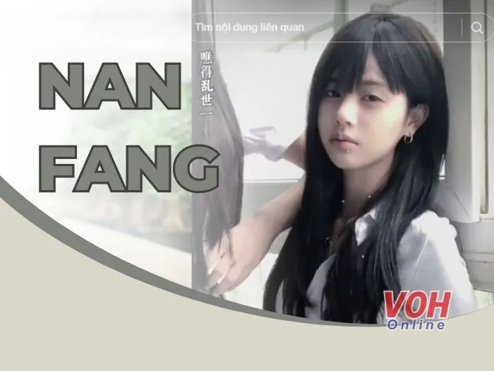 TikToker Nanfang với phong cách trang điểm và mái ngố độc đáo, tạo nên xu hướng "hệ tư tưởng Nanfang" trên mạng xã hội.
