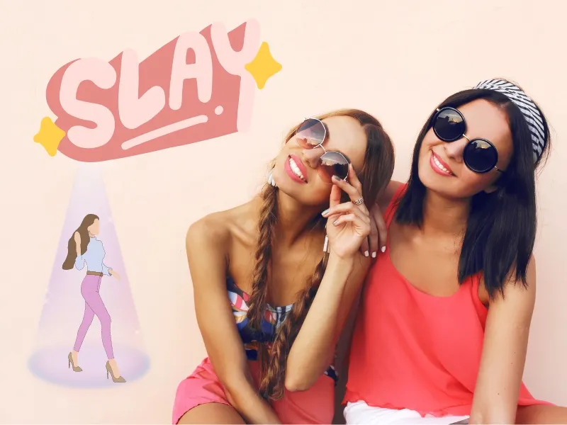 Phong cách cá tính, tự tin, cuốn hút thể hiện tinh thần slay trong văn hóa giới trẻ