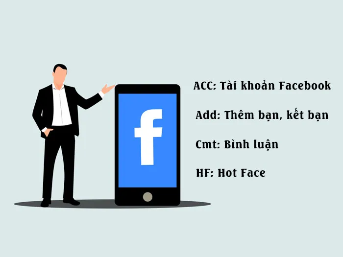 Giải thích các từ viết tắt trên Facebook thường gặp
