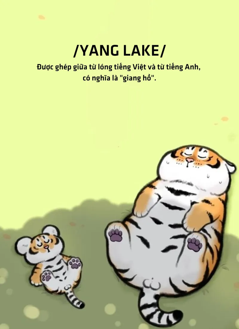 Một bạn trẻ với phong cách "yang lake" tự tin