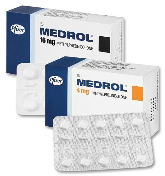 Medrol là thuốc gì, hộp và vỉ thuốc Medrol