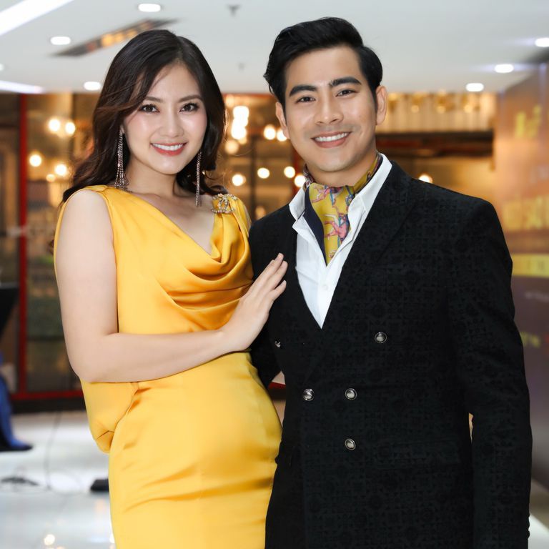 Diễn viên Thanh Bình và Ngọc Lan hạnh phúc