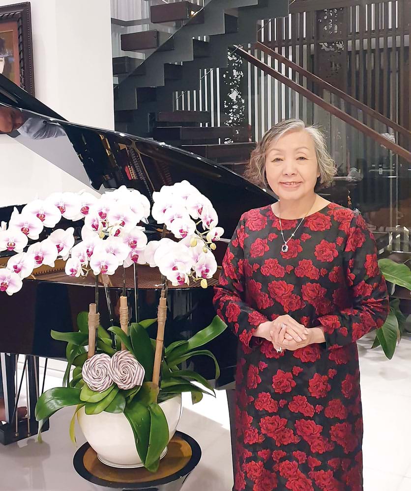 Doanh nhân Nguyễn Thị Sơn trong một buổi chia sẻ kinh nghiệm