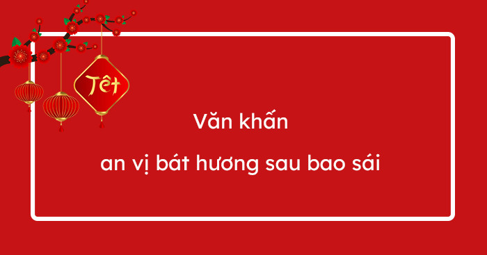 An vị bát hương sau khi bao sái trên bàn thờ gia tiên