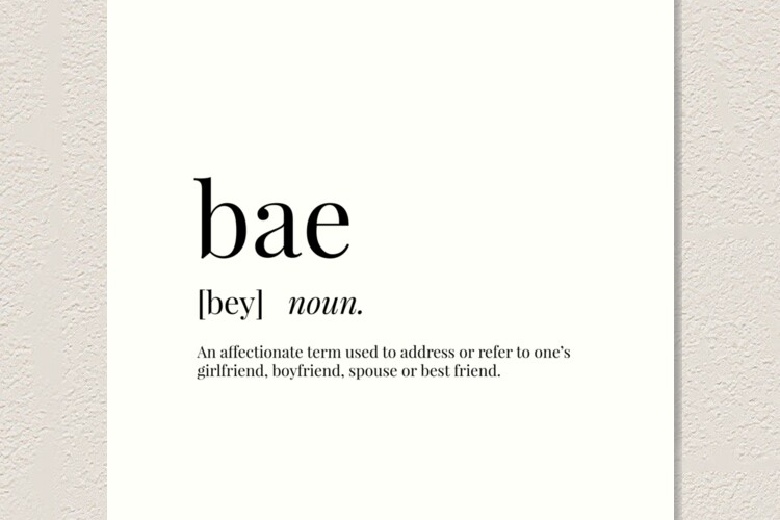 cách sử dụng từ Bae trên các nền tảng mạng xã hội
