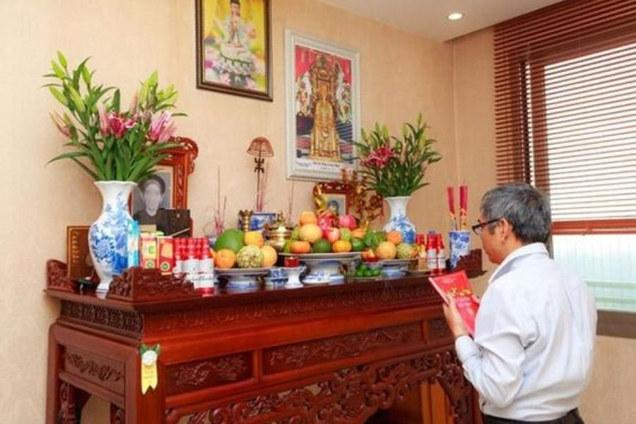 Các bước thực hiện nghi lễ cúng nhập trạch nhà thuê.
