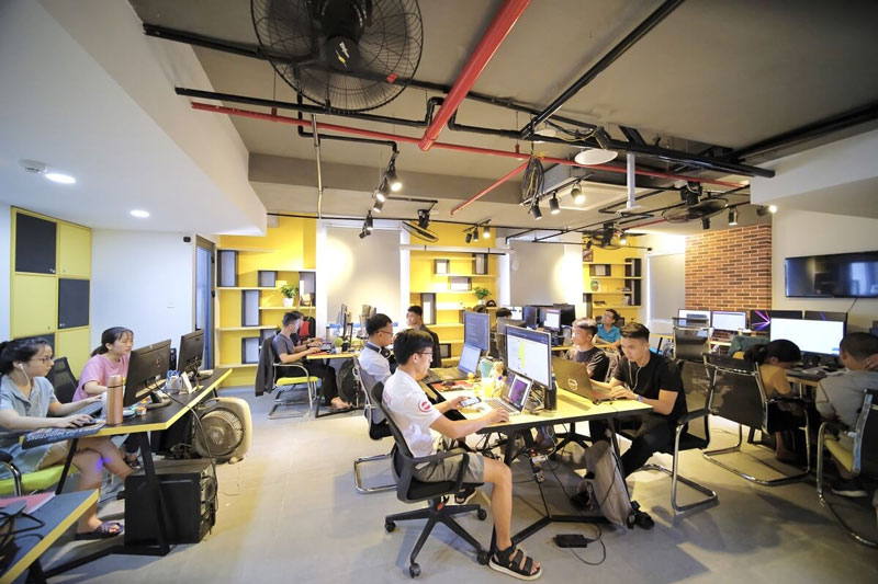 Văn phòng làm việc hiện đại tại Enouvo Space, dịch vụ cho thuê văn phòng ảo tại Đà Nẵng