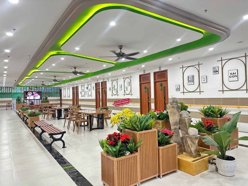 Góc thư giãn tại viện dưỡng lão Thôn Kinh Đông TPHCM
