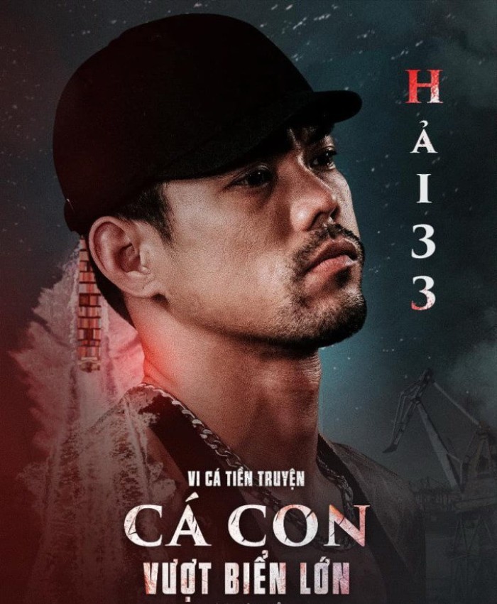 Hồng Hải (Hải 33) với Quách Ngọc Tuyên (Vi Cá) trong phim Vi Cá tiền truyện
