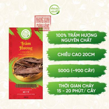 Hộp nhang trầm hương 20cm loại 500g, thích hợp cho các dịp văn khấn mùng một và ngày rằm
