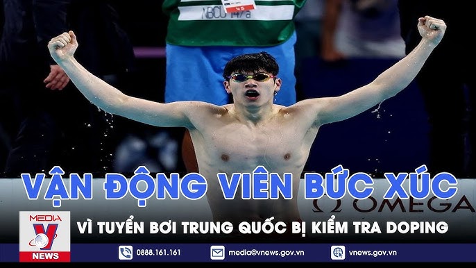 Vận động viên trong tư thế chờ kiểm tra doping