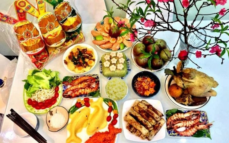 Mâm cỗ cúng văn khấn ông Công ông Táo đầy đủ, trang trọng