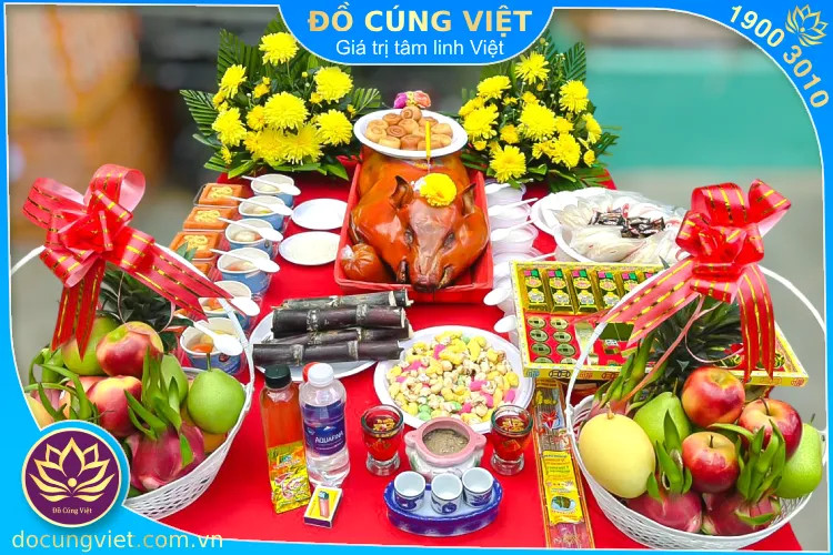 Mâm cúng cô hồn tháng 7