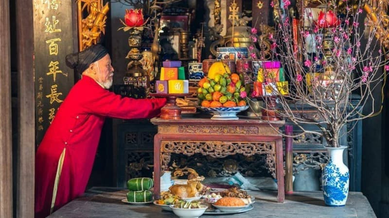 Mẫu văn khấn sau khi bao sái bàn thờ gia tiên chuẩn truyền thống