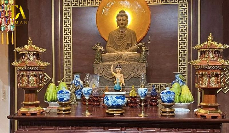 Một số nguyên tắc khi cúng rằm tháng giêng bàn thờ Phật