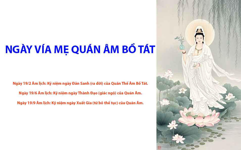 Ngày Vía Mẹ Quán Âm Bồ Tát