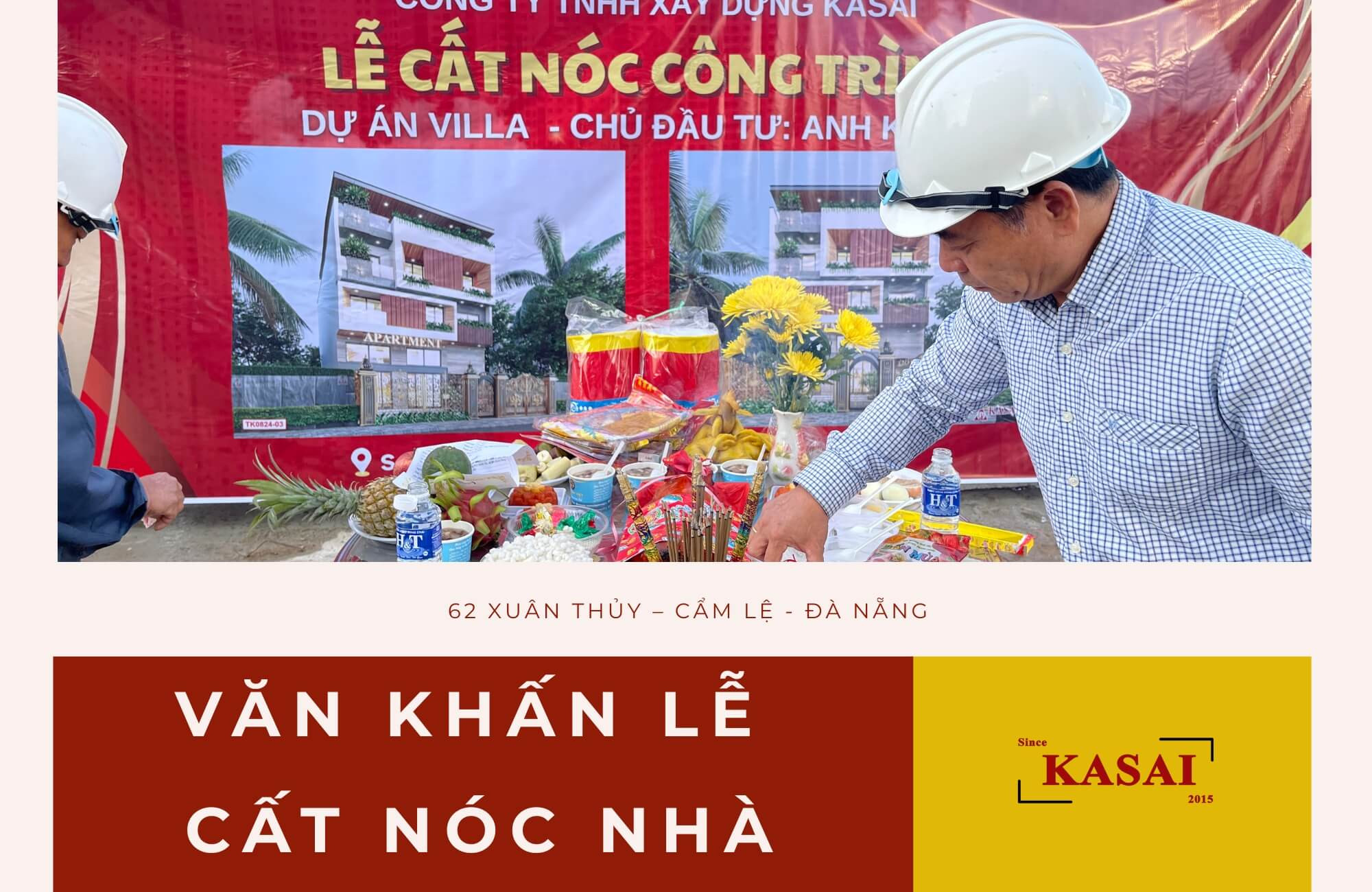 Nghi thức đọc văn khấn lễ cúng cất nóc nhà trang trọng