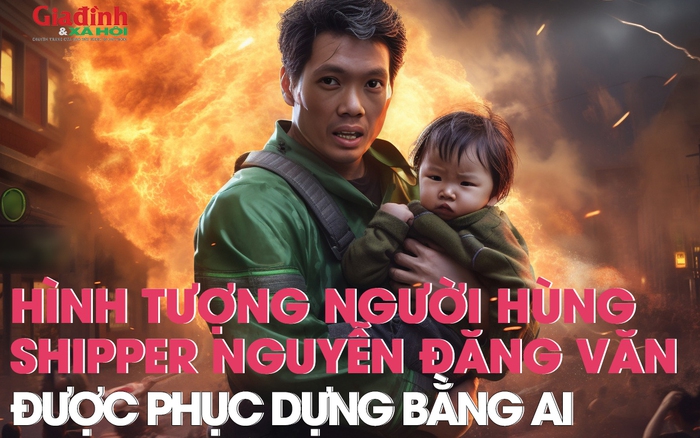 Nguyễn Đăng Văn - người hùng shipper với ánh mắt kiệt sức sau vụ cháy chung cư Khương Hạ