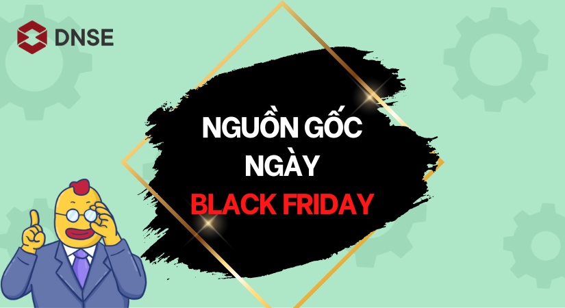 Hình ảnh thể hiện nguồn gốc ngày Black Friday với cảnh tượng mua sắm đông đúc