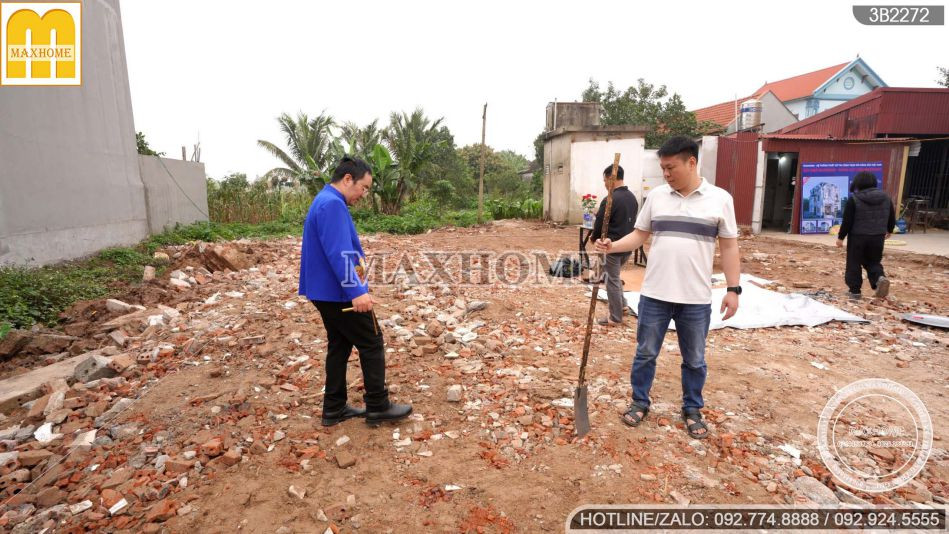 quá-trình-làm-lễ-động-thổ-cho-công-trình-biệt-thự-tân-cổ-tại-ninh-bình-12